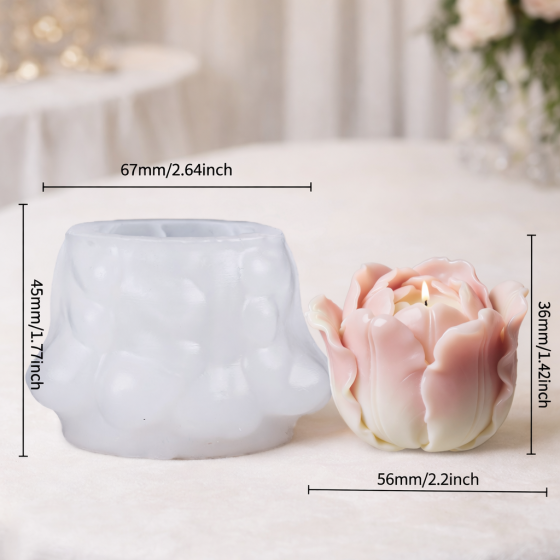 Silikonski kalup - tulipan